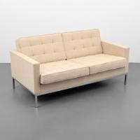 Florence Knoll Loveseat, Sofa - Sold for $1,560 on 05-25-2019 (Lot 11).jpg